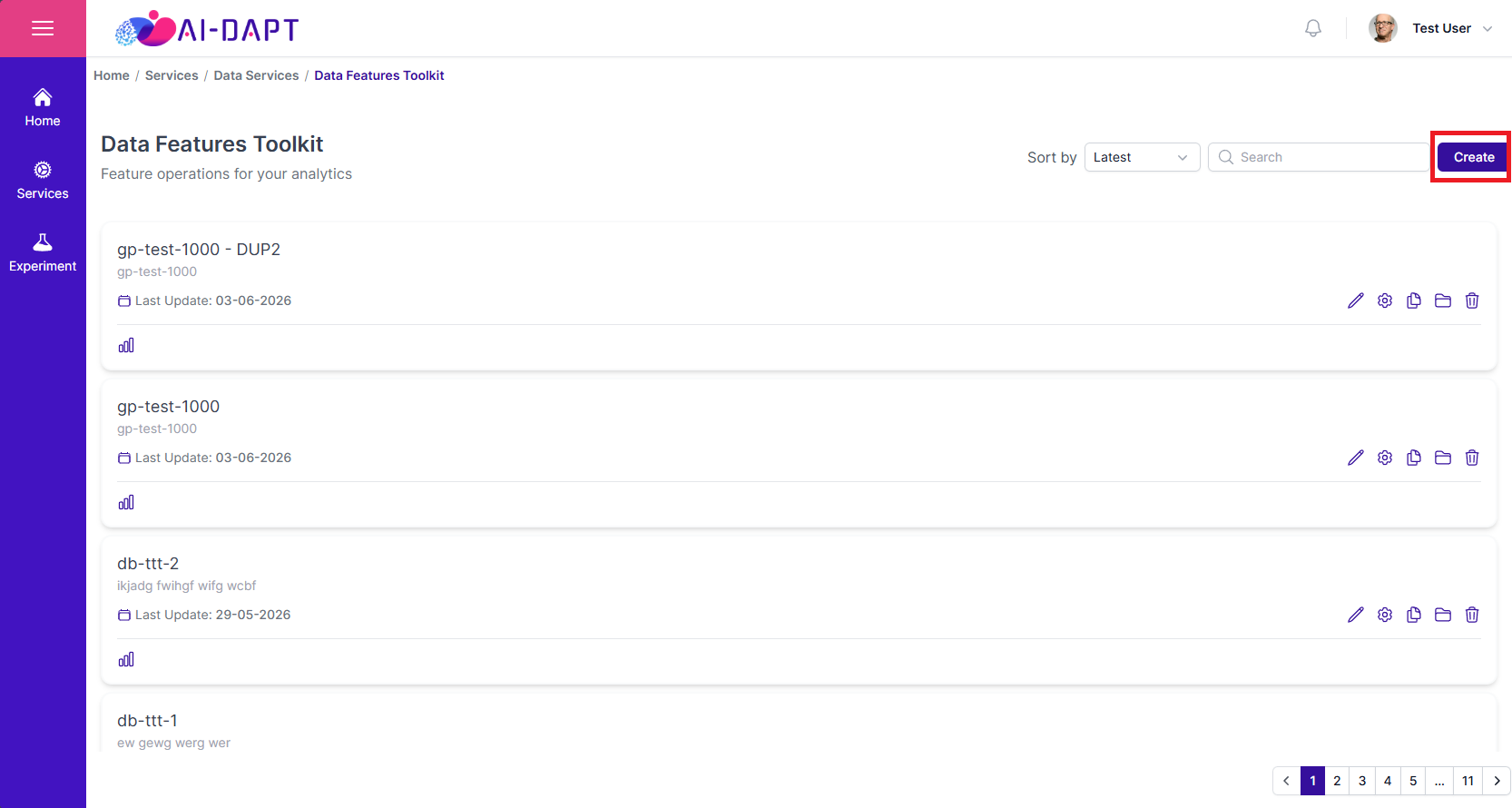 DFT Landing Page