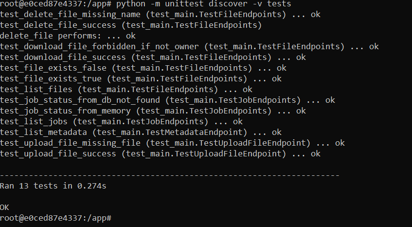 Unit tests