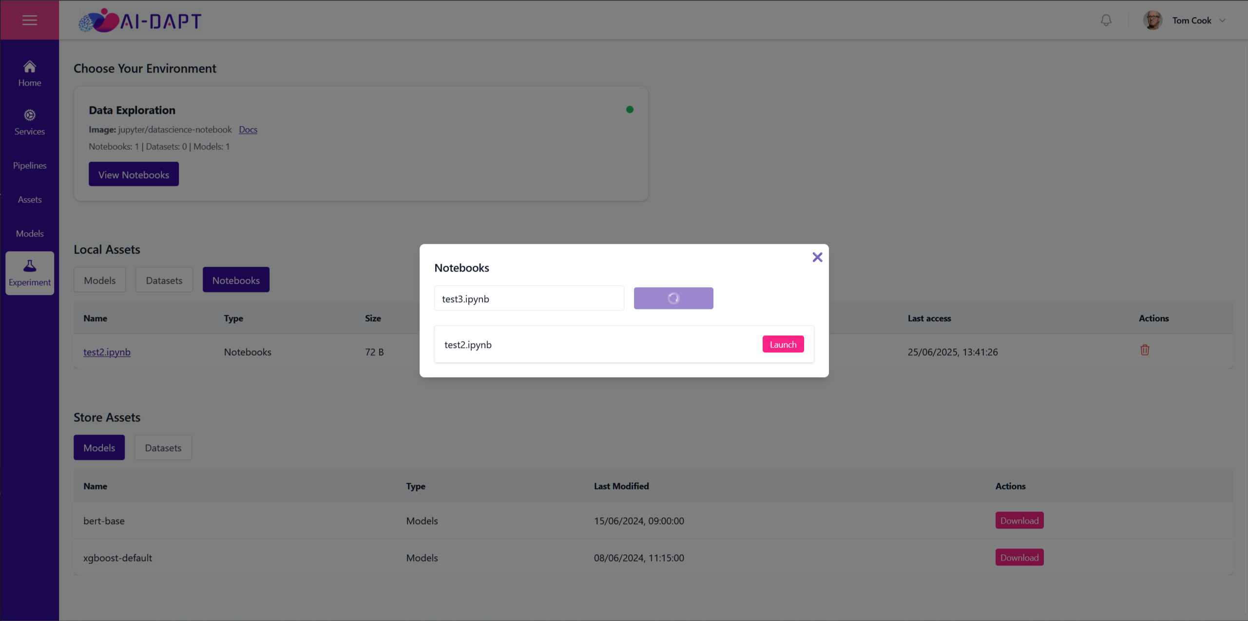 Creating Notebook