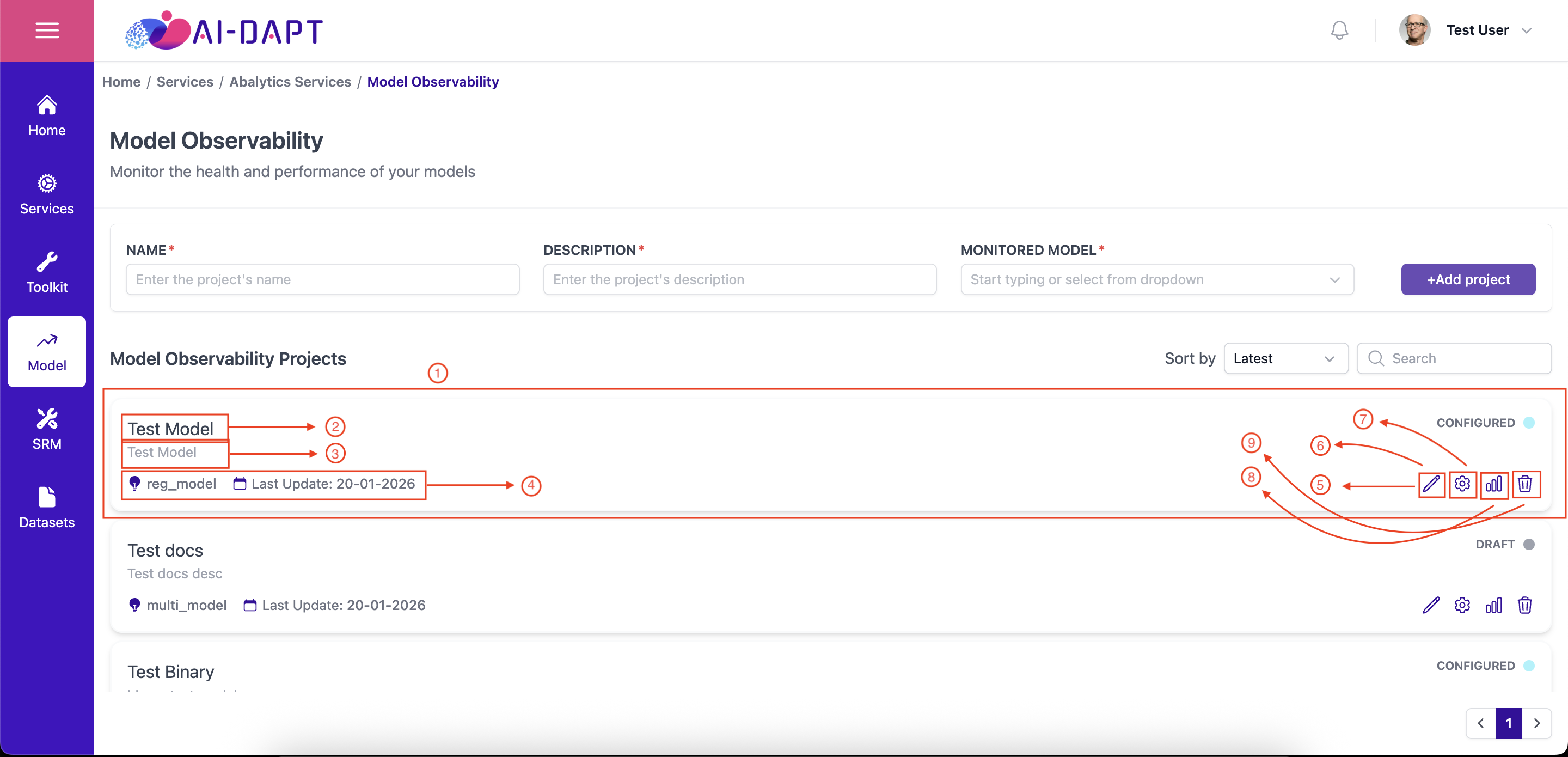 Project Card Structure