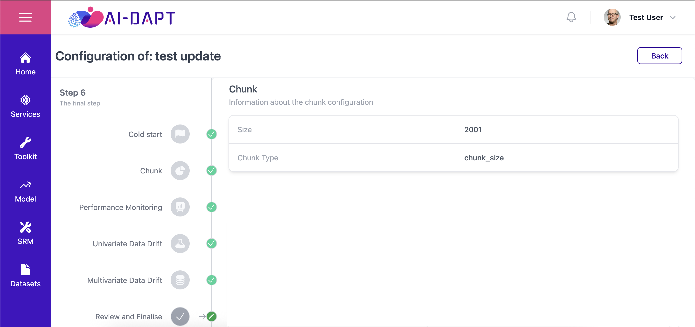 Review And Finalise - Chunk