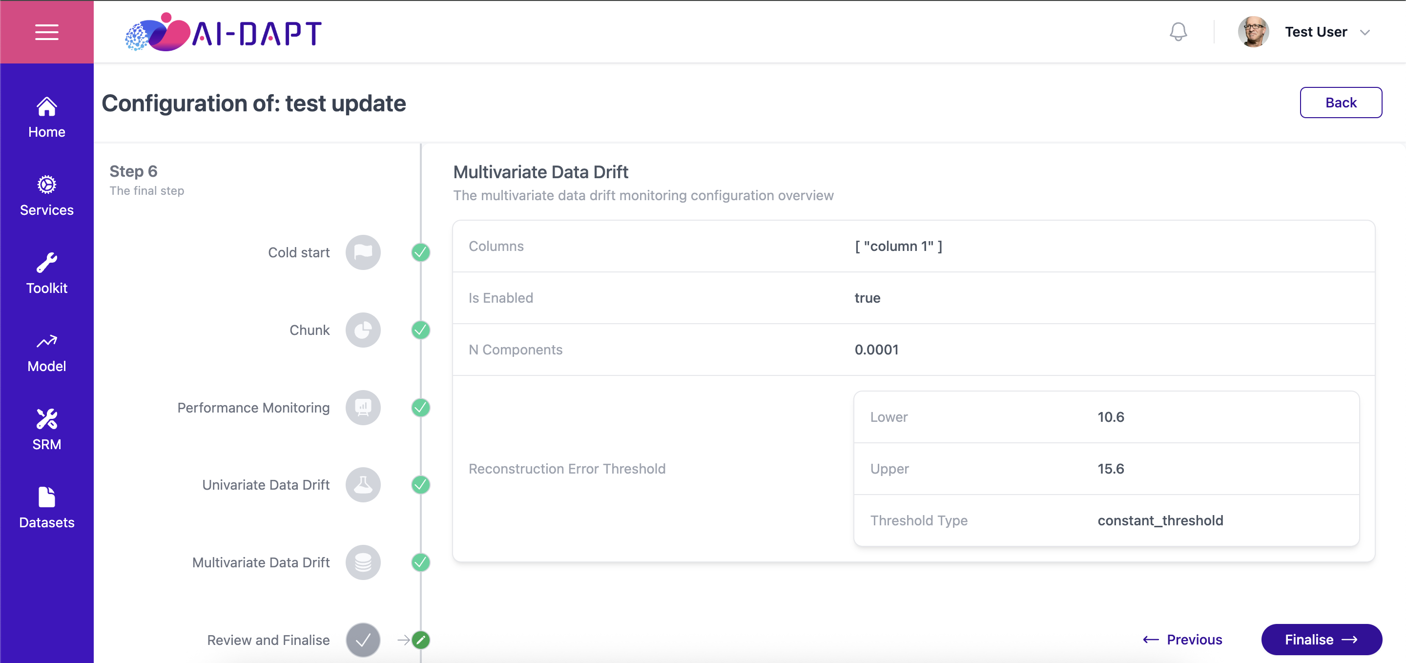 Review And Finalise - Multivariate Data Drift