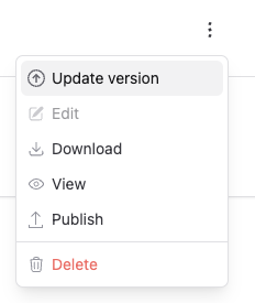 update option
